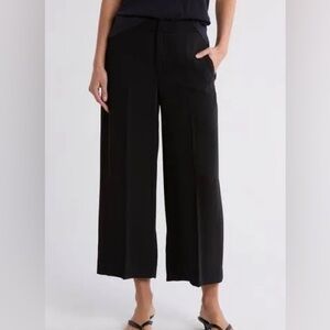 Vince Black Wide-Leg Women's Pants Size 8
